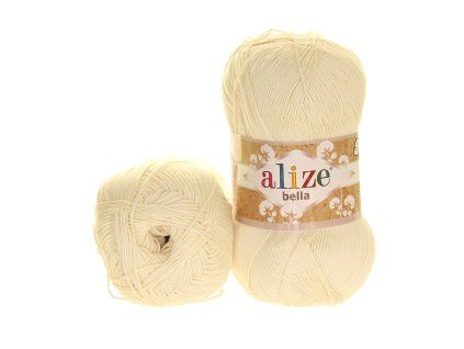Alize Bella 100 světle smetanová 62