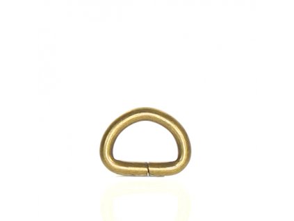 Půlkroužek mosaz 16x10mm