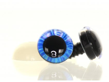 Oči duhové modrý paprsek 16 mm