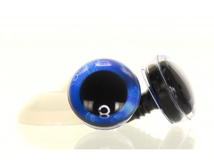 Oči duhové modré melange 20 mm
