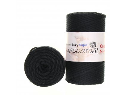 Bavlněné šňůry 5 mm tmavě modrá 206