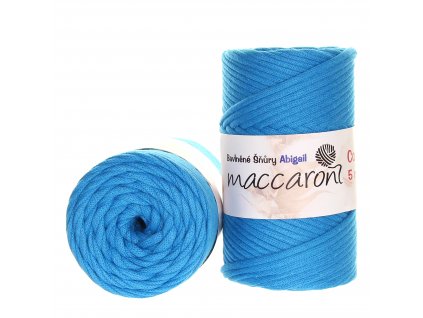 Bavlněné šňůry 5 mm tmavě tyrkysová 602_01