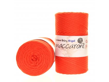 Bavlněné šňůry 5 mm sytě oranžová 503D_01