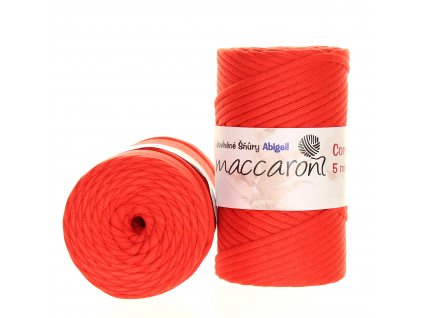 Bavlněné šňůry 5 mm sytě oranžová 501L_01