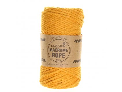 Rope 4 mm hořčicová 408D