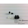 6159 ocicka cerne leskle 6mm 1 par