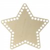 Dno na košík topol, hvězda 20cm