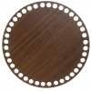Dno na košík walnut, kruh 17cm