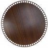 Dno na košík walnut, kruh 30cm