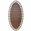 Dno na košík walnut, oválné 12x24cm