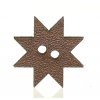 Dřevěný knoflík walnut hvězda 3