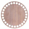Dno na košík walnut, kruh 12,5cm