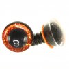 Oči třpytivé oranžové 12 mm
