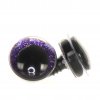 Oči třpytivé fialové 18 mm