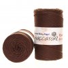 Bavlněné šňůry 5 mm tmavě hnědá 304L_01