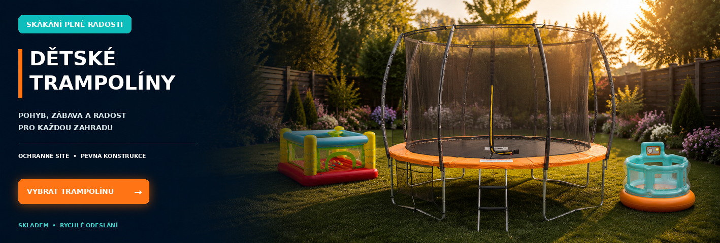 Dětské trampolíny - jarní akce až -30%