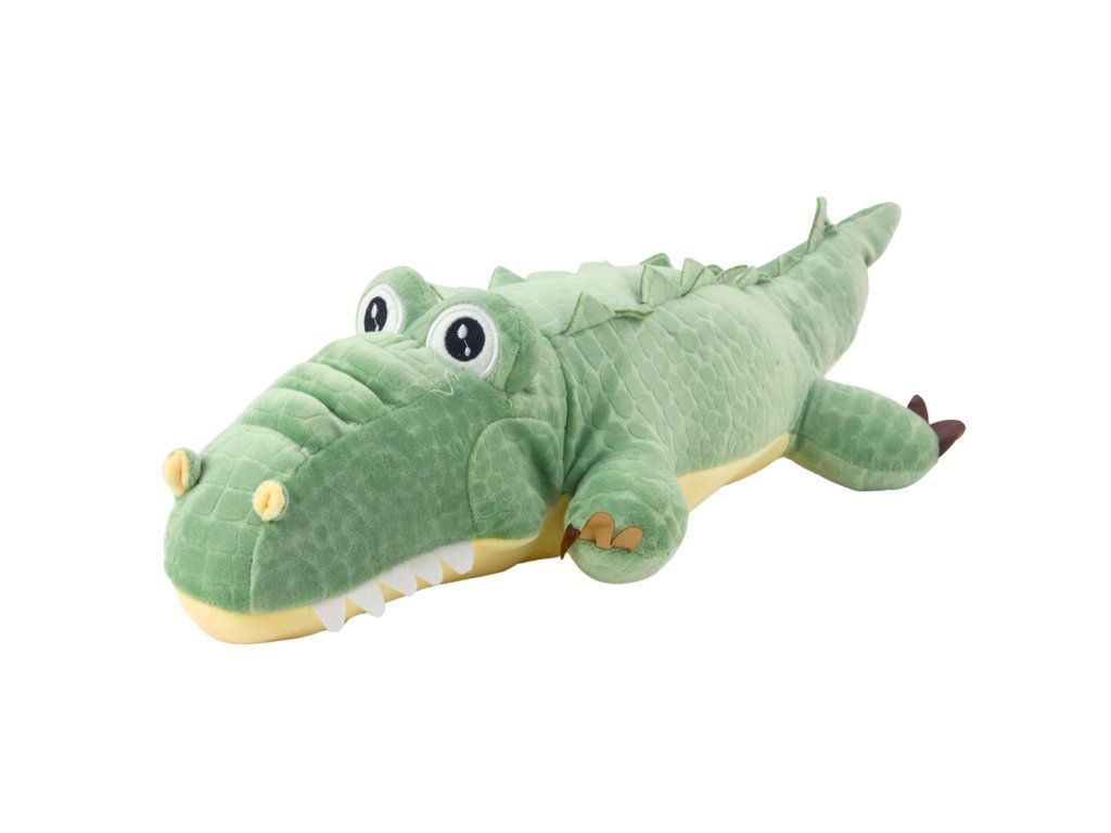 Plyšová Hračka Mazlík Krokodýl Zelený 50cm