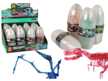 Otevírací Dinosauří Vajíčko Krystalická Figurína Náhodný Dinosaurus
