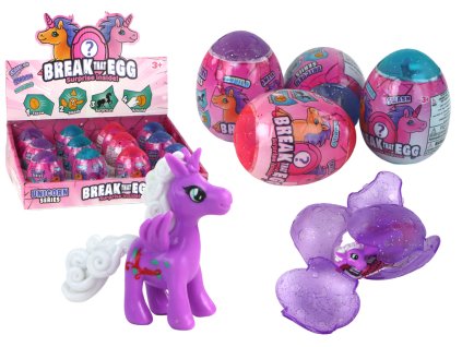 Kouzelná Praskající Jednorožčí Vajíčka Ve Skořápce 4 Barvy 6 cm