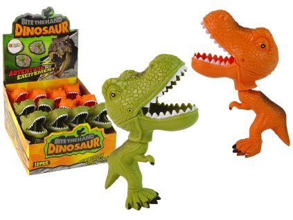 Kousající figurka Tyrannosaurus Rex - pohyblivý ocas a čelist, 2 barvy