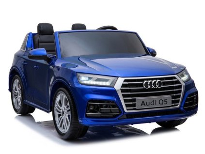 Elektrické vozidlo Na Akumulátor Nové Audi Q5 pro 2 osoby Modré Lakované
