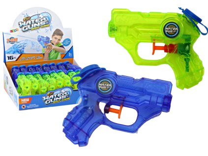 Mini Vodní Pistole Zeleno-Modrá Dosah 7-8m