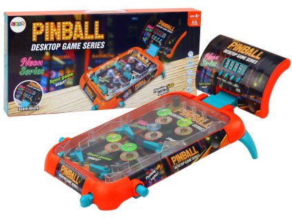 Kuličková hra Pinball LED světla Zvuky Výsledková tabule