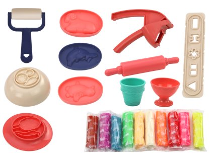 Sada Plastelína Kuchyňský Tvořič Šéfkuchař Doplňky