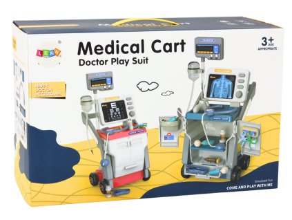 Sada Malého Doktora Stetoskop Světla Modrá