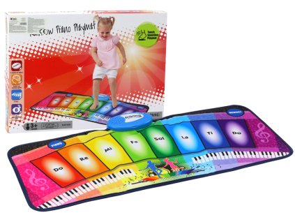 Hudební Tančící Edukační Klavírní Podložka Barevná