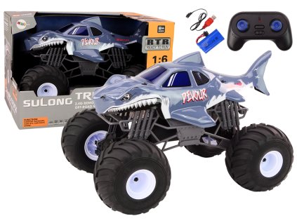 Velké Dálkově Ovládané Terénní Auto 2.4G RC 1:6 Žralok