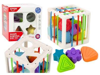 Vzdělávací Kostka Třídič Pro Kojence Barevné Kostky