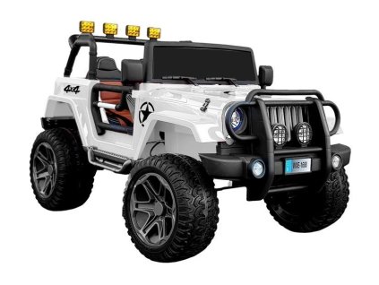 Elektrické Auto Na Dálkové Ovládání WXE-1688 4x4 Bílé STRONG