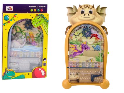 Hra Zručnostní Pinball Dinosauři Drak Stojan Béžový