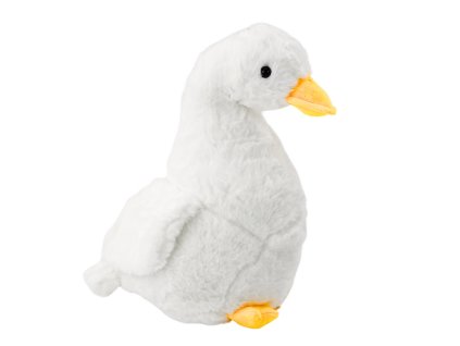 Bílá Plyšová Husa Mazlíček Plyšák Kačka 30 cm