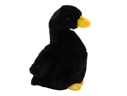 Černá Plyšová Husa Plyšák Mazlíček Kachna 30cm
