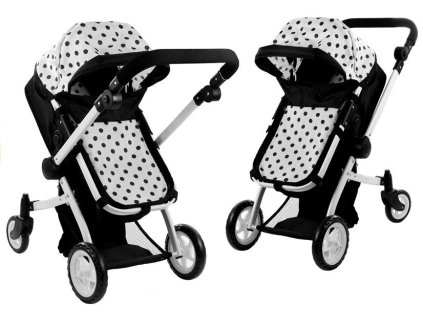 Kočárek pro panenky Alice Hluboký, Sportovní 2v1
