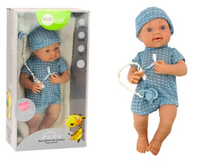 Panenka Miminko v Modrém Oblečku Čepička Dudlík Peřinka