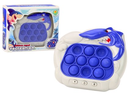 Senzořekinská Konzole Pop-It Světla Zvuky Modrá