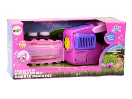 Stroj na Bubliny Řetězová Pila Růžová