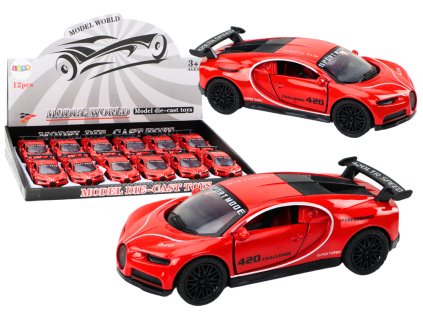 Sportovní Auto 1:32 S Třecím Pohonem Červené