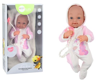 Panenka Miminko s Dudlíkem, Jednorožec Růžová Bodička a Deka, Příslušenství 35 cm