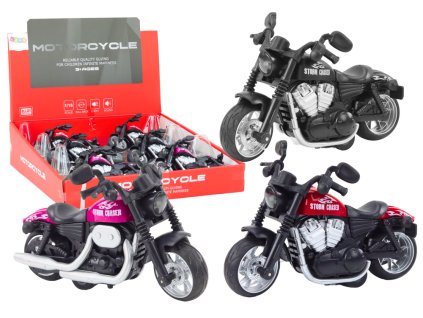 Harley Sportovní Motocykl s Třecím Pohonem ve 3 Barvách