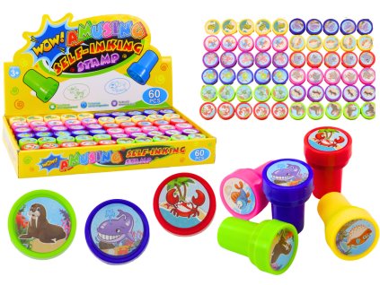 Dekorativní Razítka 12 Vzorů Vodních Zvířat 6 Barev