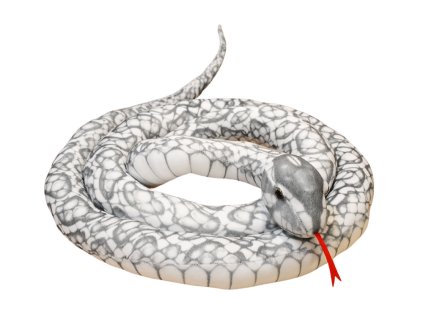 Plyšová Hračka Had Šedý 200 cm