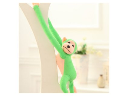 Zvuková Plyšová Hračka Opička Zelená 80 cm