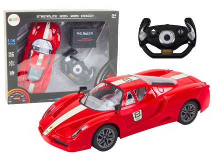 Dálkově řízené sportovní auto 1:16 R/C červené