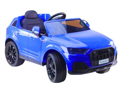 Elektrické autíčko Audi Q7, modré lakované