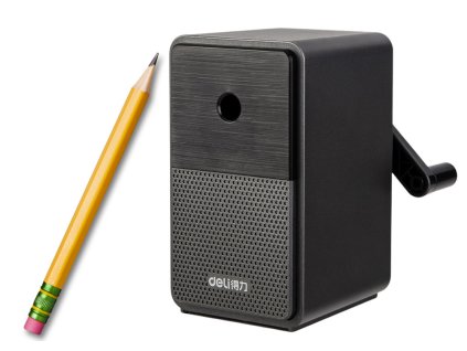 Ořezávátko na kliku s nádobou nastavitelná čepel černá