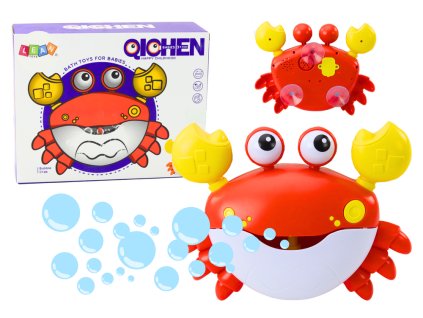 Stroj na Bubliny Mýdlový Krab Červený